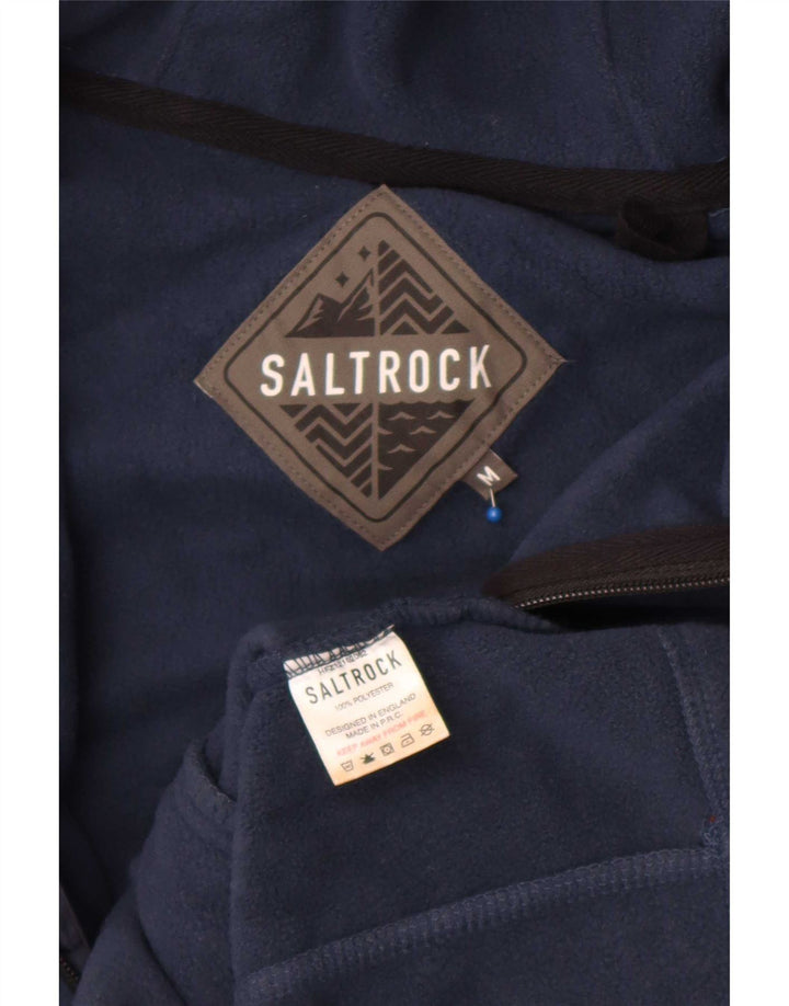 Saltrock Veste polaire à capuche pour homme UK 38 Bleu marine moyen Polyester