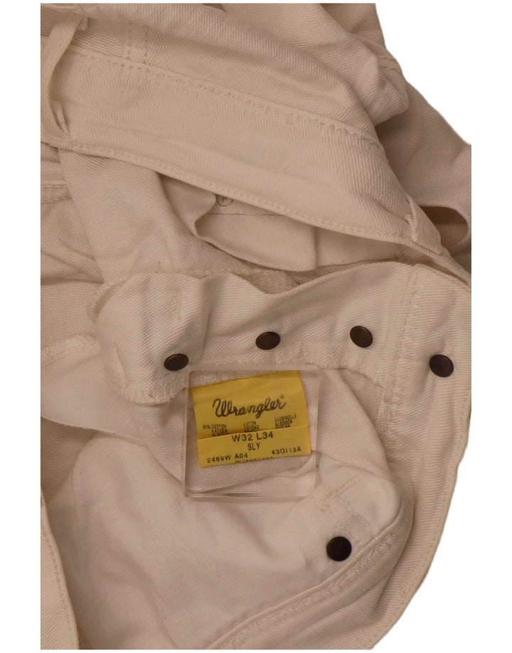 Wrangler Short en jean Sly pour femme W32 en coton blanc cassé