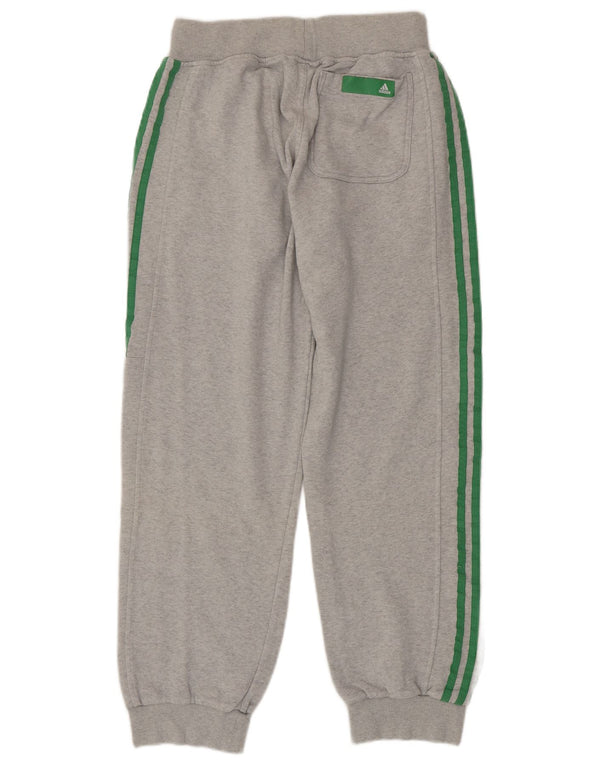 Adidas Pantalon de survêtement graphique pour femme Joggers UK 8 Petit Gris Moucheté