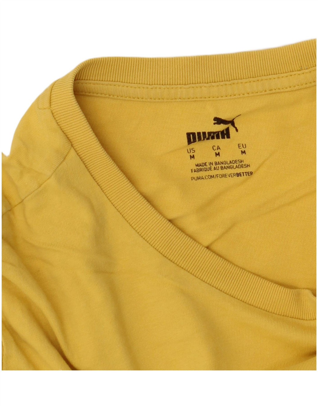 Puma Tee-Shirt Graphic Homme Jaune Moyen