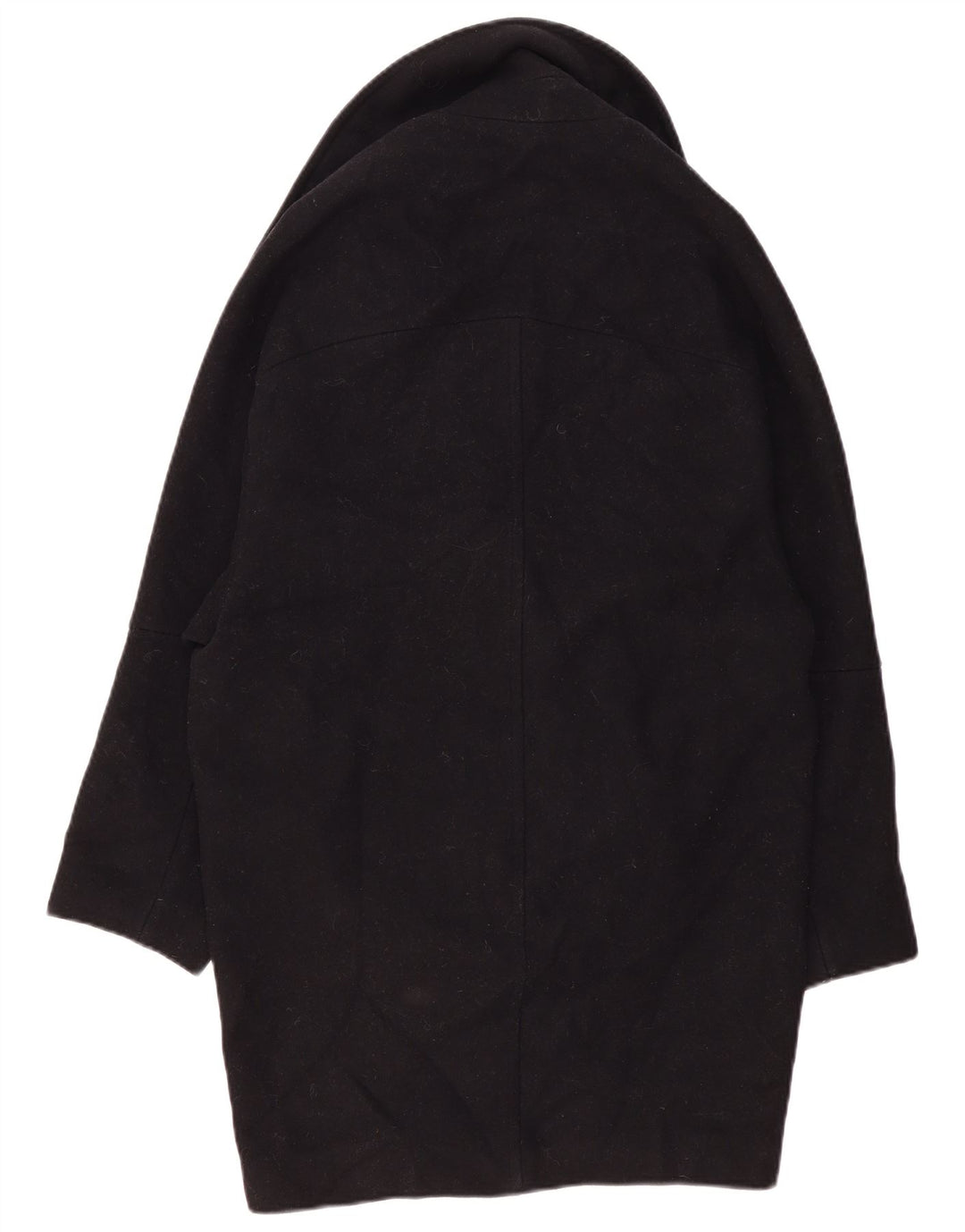 Zara Manteau surdimensionné à double boutonnage pour femme UK 6 XS Noir