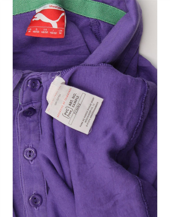 Puma Polo Homme Violet Moyen Coton