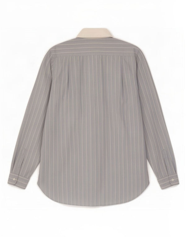 Ralph Lauren Chemise pull femme US 6 coton rayé bleu moyen