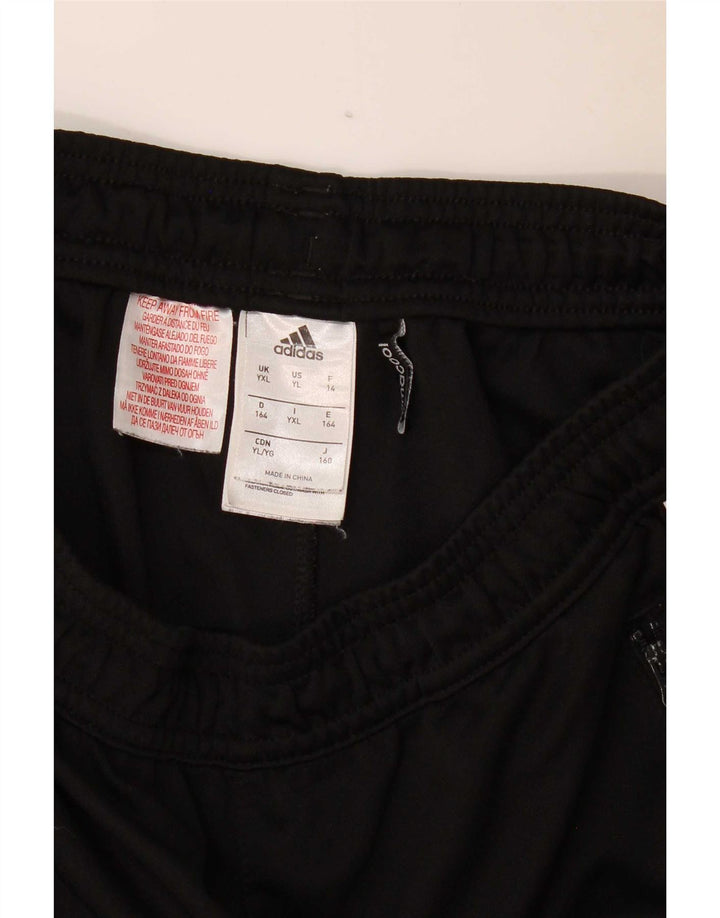 Adidas Pantalon de survêtement Climacool Garçon 13-14 ans XL Noir Polyester