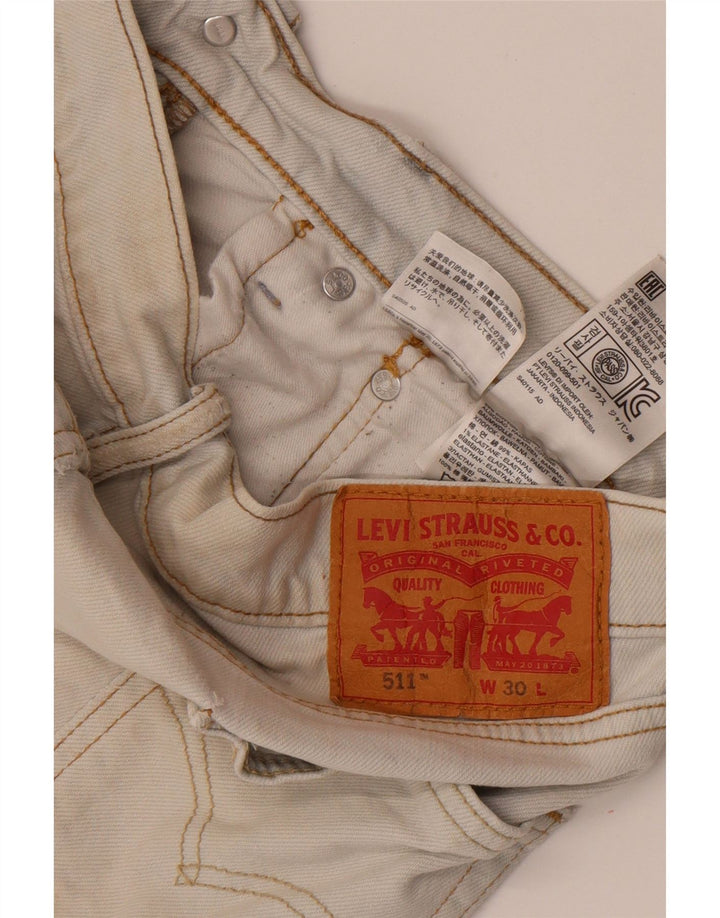 Levi's Short en Jean 511 W30 Homme Bleu Moyen Coton