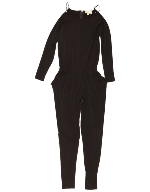 Michael Kors Combinaison à manches longues pour femme UK 6 XS Noir Polyester
