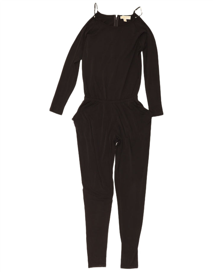 Michael Kors Combinaison à manches longues pour femme UK 6 XS Noir Polyester