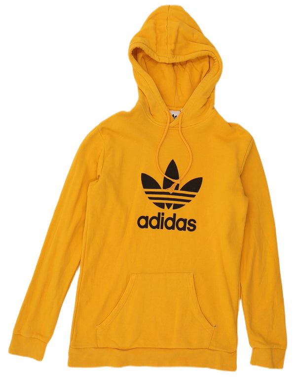 Adidas Pull à capuche graphique pour homme Petit coton jaune