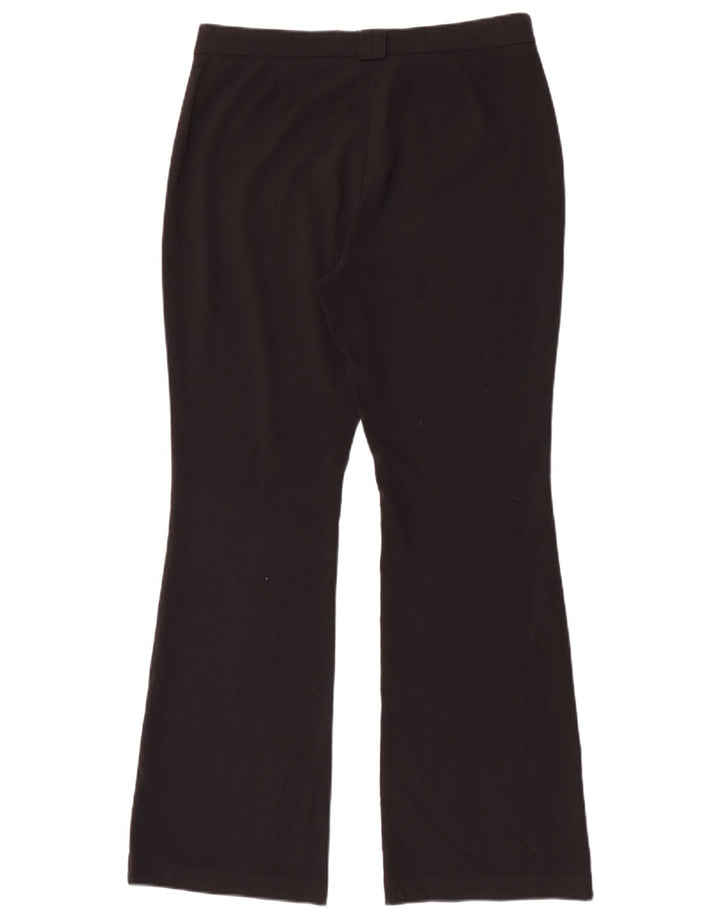 Marks & Spencer Pantalon décontracté bootcut pour femme UK 12 Medium W30 L31 Noir