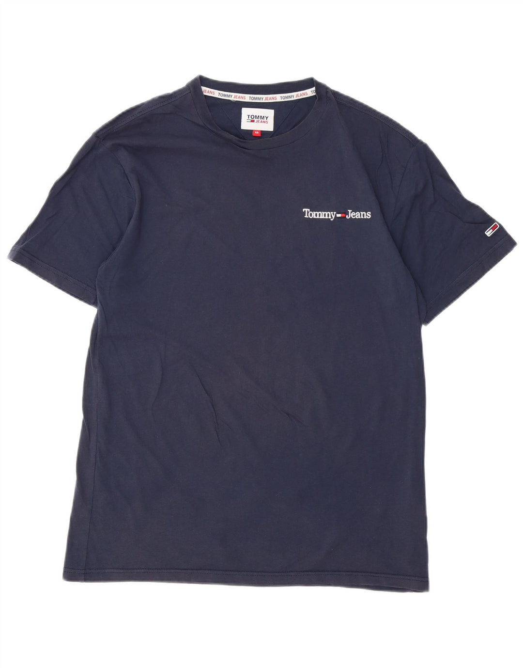 Tommy Hilfiger T-Shirt Homme Top XS Bleu Marine Coton