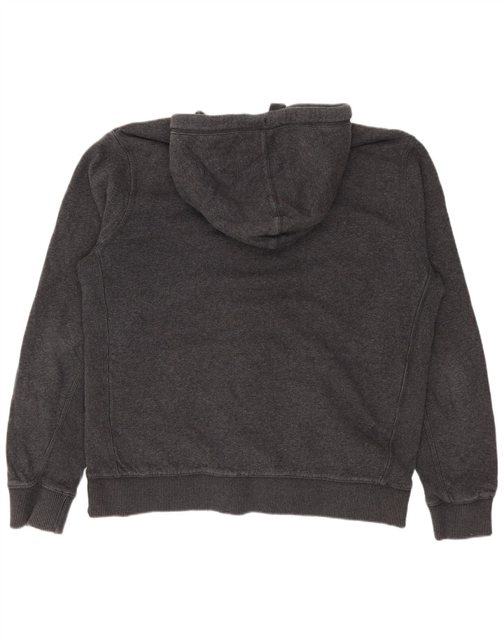 Fat Face Pull à capuche zippé pour homme Grand coton gris
