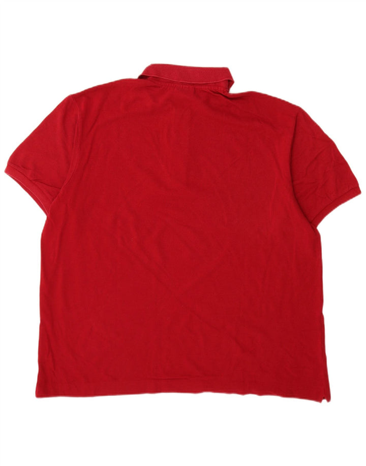 Lacoste Polo Homme Taille 6 XL Coton Rouge