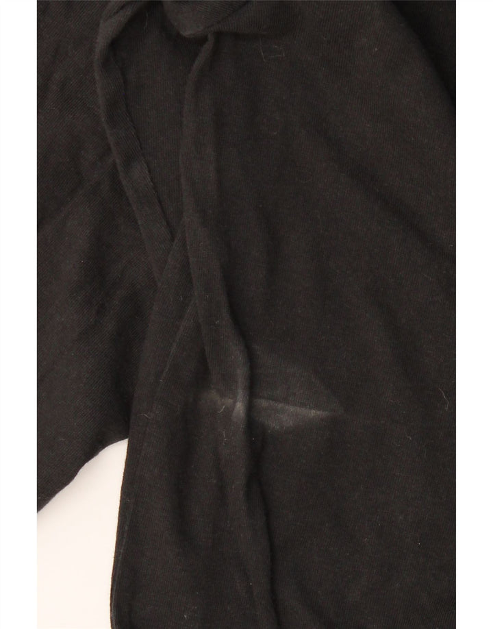 ADIDAS Haut graphique à manches longues pour hommes en coton noir moyen