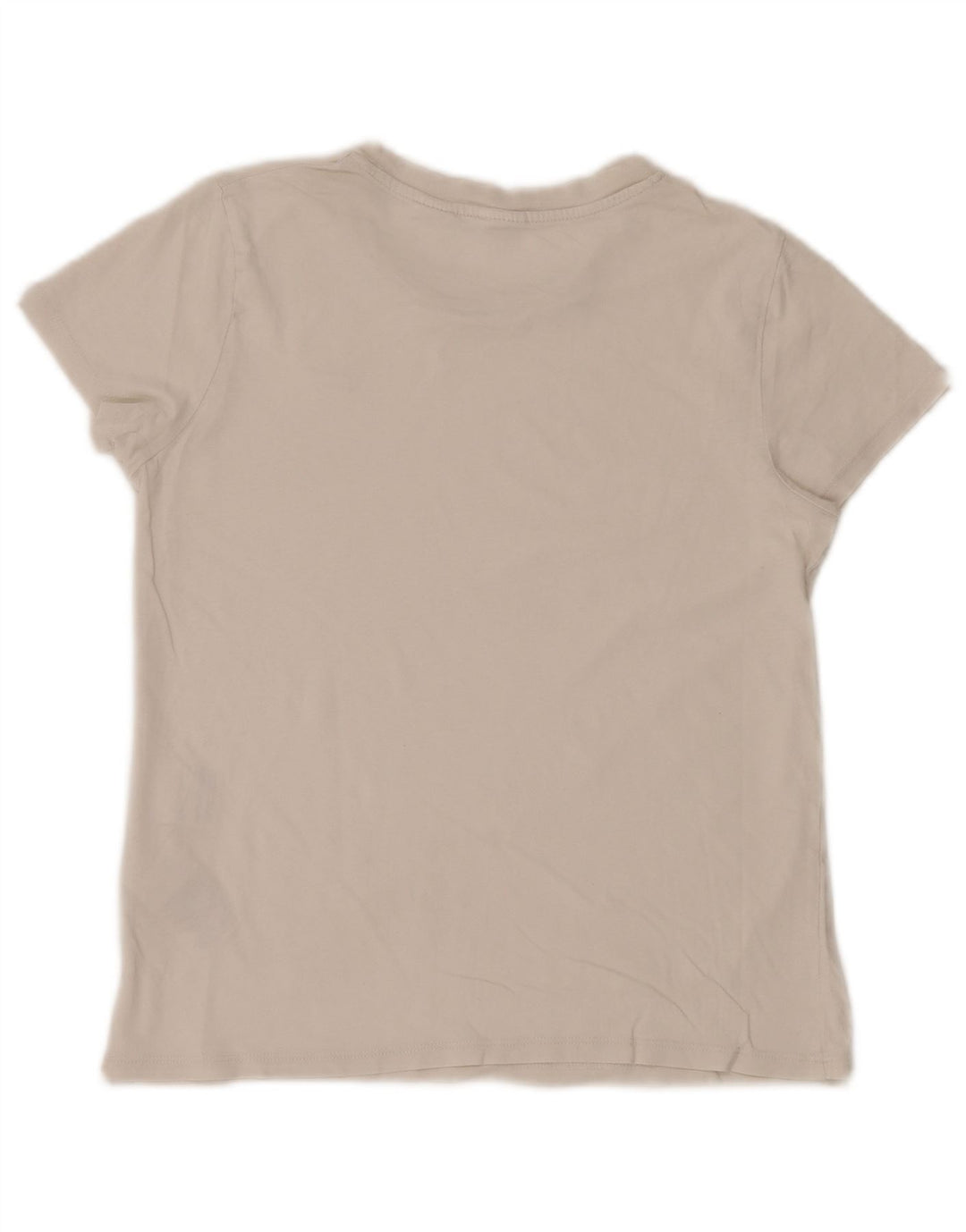 Levi's T-Shirt Femme UK 8 Small Blanc Coton