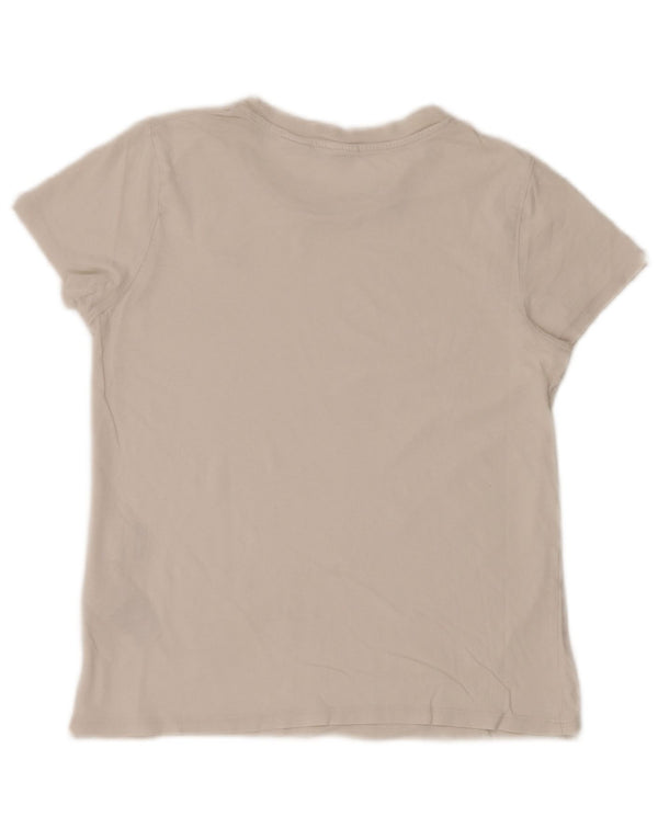Levi's T-Shirt Femme UK 8 Small Blanc Coton