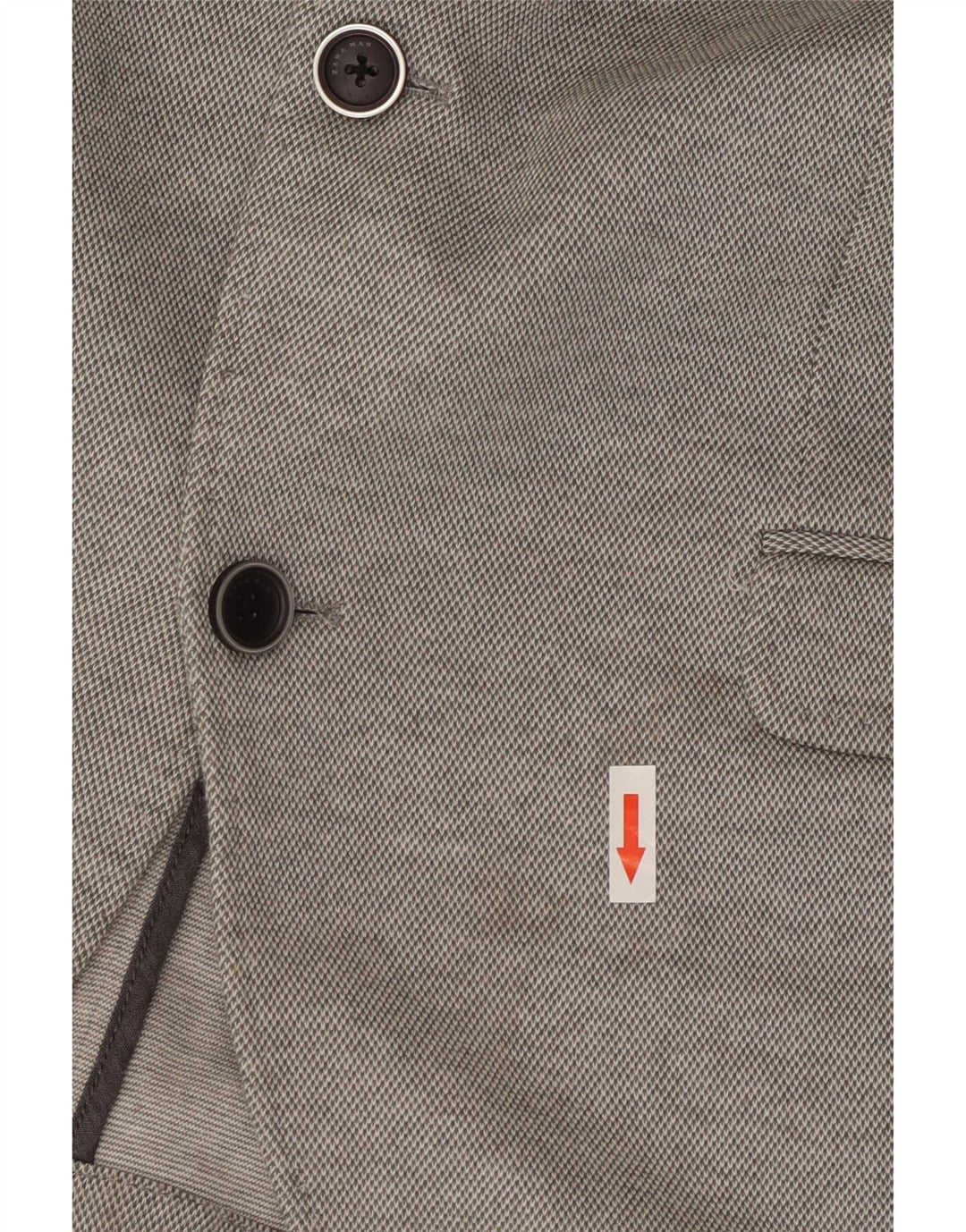 Zara Veste Blazer 2 Boutons Homme EU 56 XL Gris Polyester