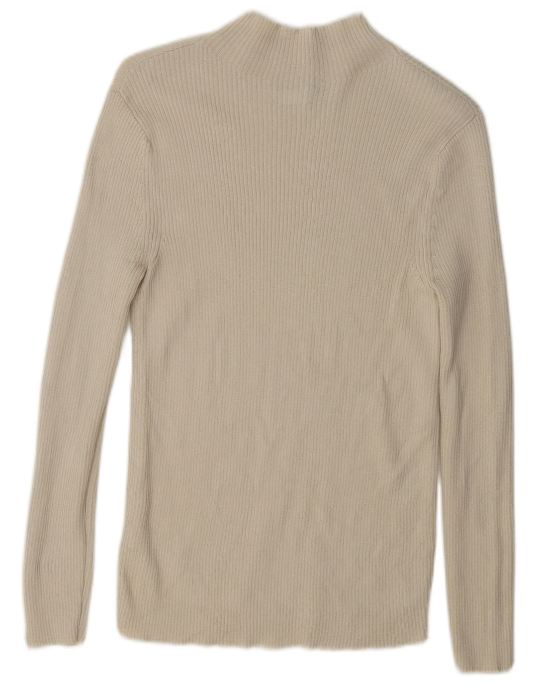 Marks & Spencer Pull col roulé pour femme UK 12 laine beige moyen