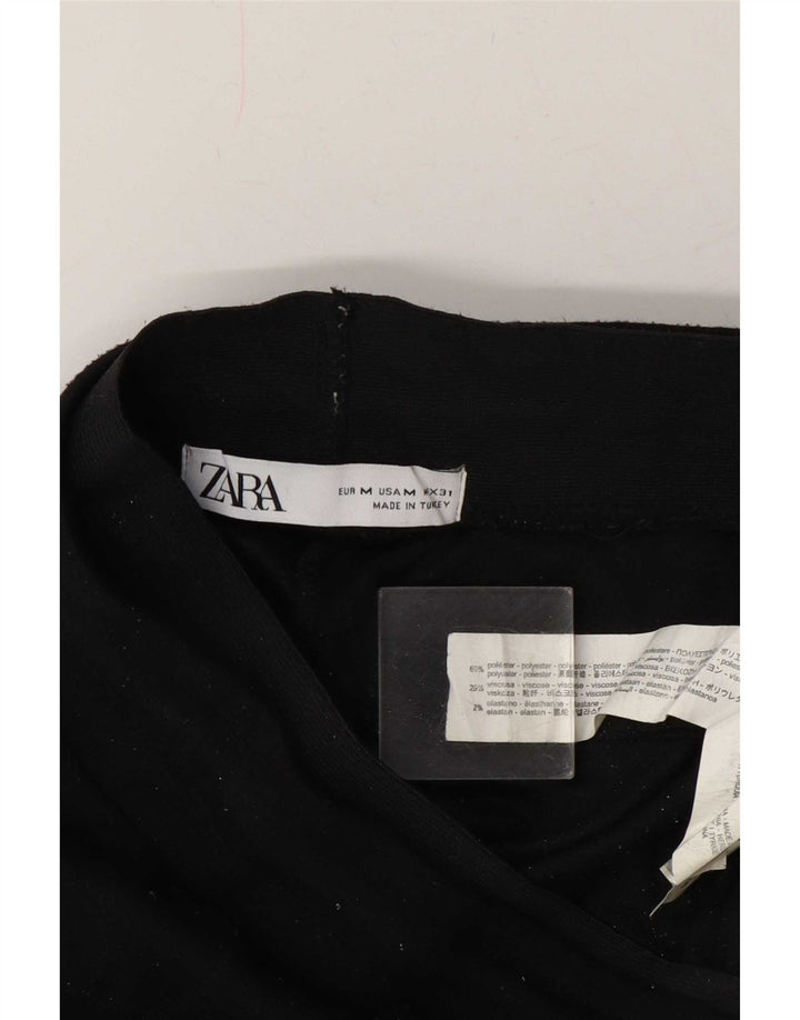 Pantalon De Survêtement Zara Homme Pantalon De Jogging Noir Moyen Polyester