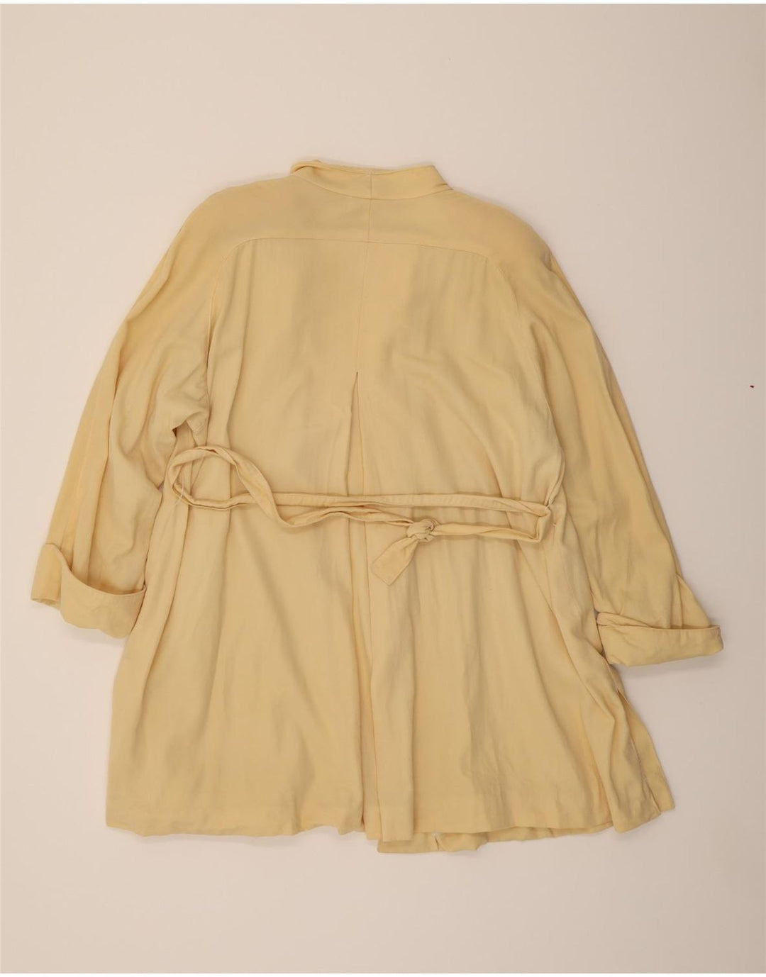 MAURICE DAQUIN Womens Open Blazer Jacket UK 20 2XL Yellow Wool Vintage Maurice Daquin and Second-Hand Maurice Daquin from Messina Hembry 