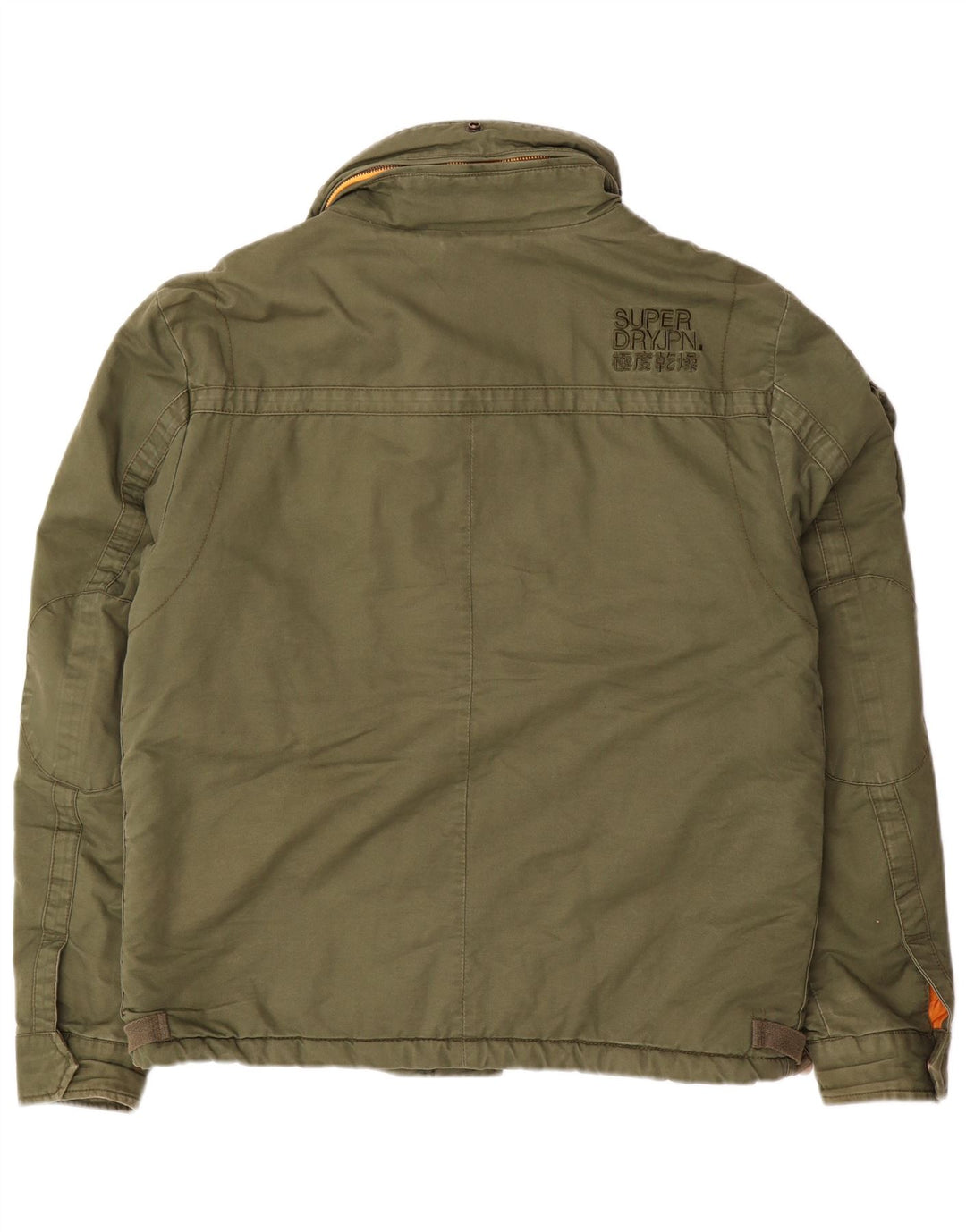 Superdry Veste militaire pour homme UK 40 Large Vert Coton