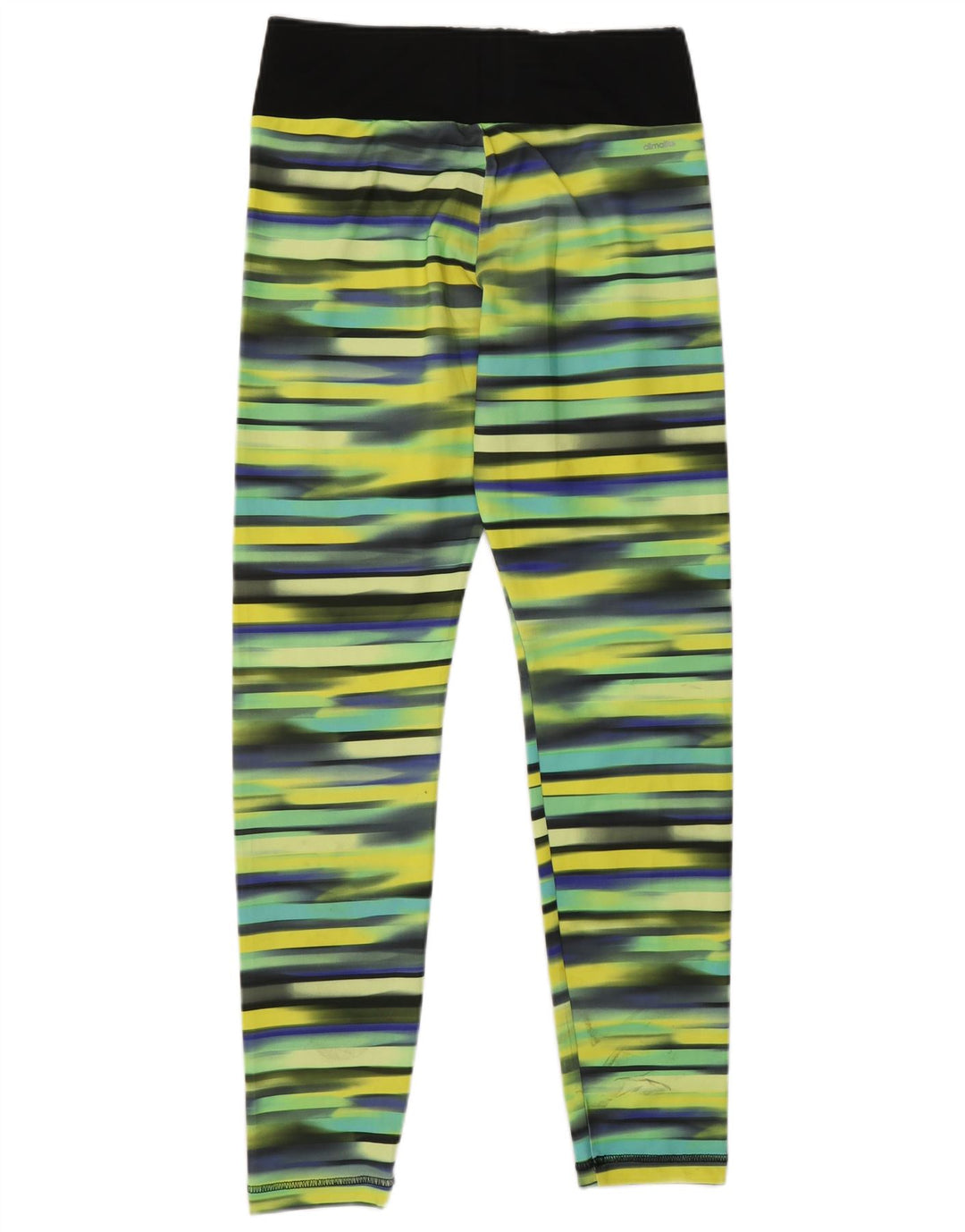 ADIDAS Leggings Climalite Fille 14-15 ans Jaune Rayé Polyester