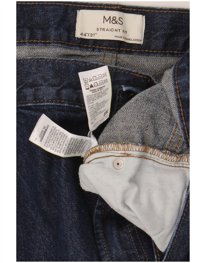 Marks & Spencer Jean droit homme W44 L31 bleu marine coton