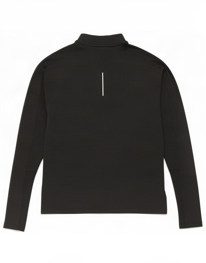 Nike Hommes Dri Fit Zip Neck Pull Survêtement Haut XS Noir Polyester