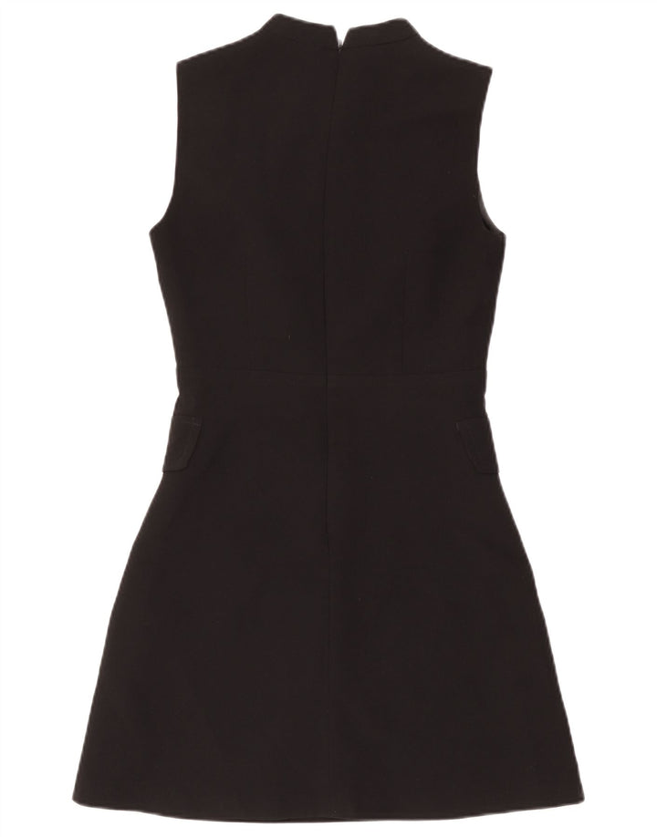 Oasis Robe fourreau sans manches pour femme UK 8 Petit Noir Polyester