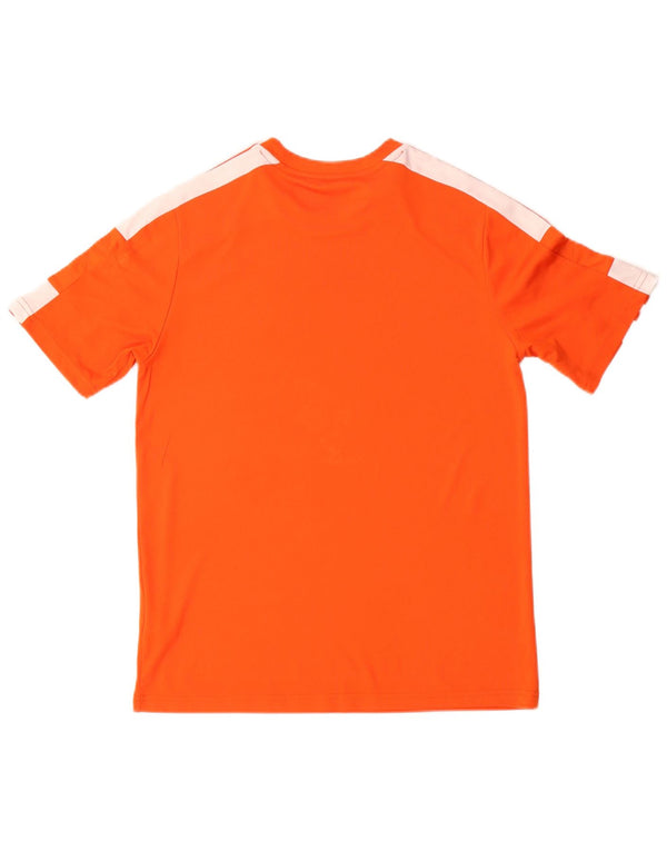 Adidas Garçon Aeroready Graphic T-Shirt Top 13-14 ans Orange Polyester
