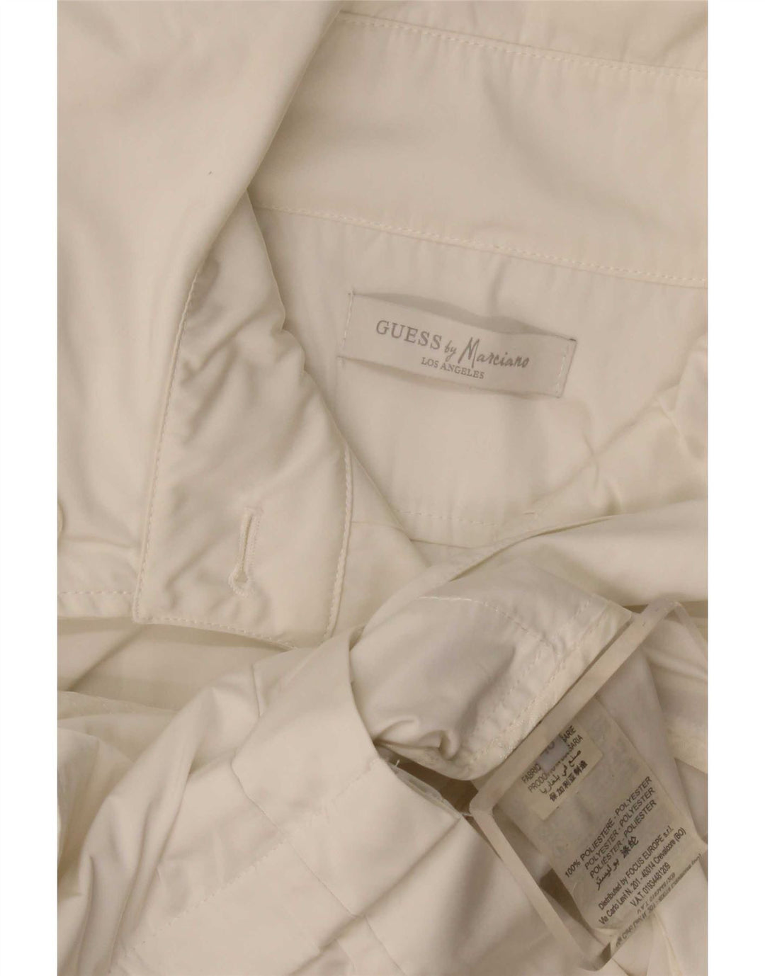 Guess By Marciano Trench Femme IT 40 Petit Blanc Polyester
