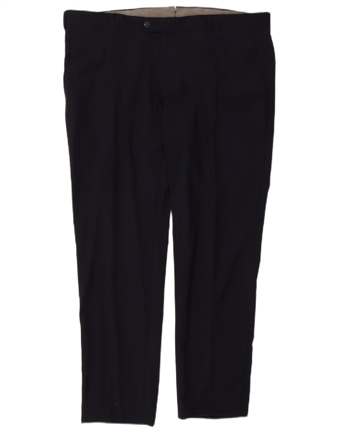 Pantalon de costume slim vintage pour homme W40 L30 Bleu marine