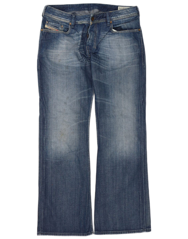 Diesel Jean Bootcut Zathan Regular Homme W34 L32 Bleu Coton