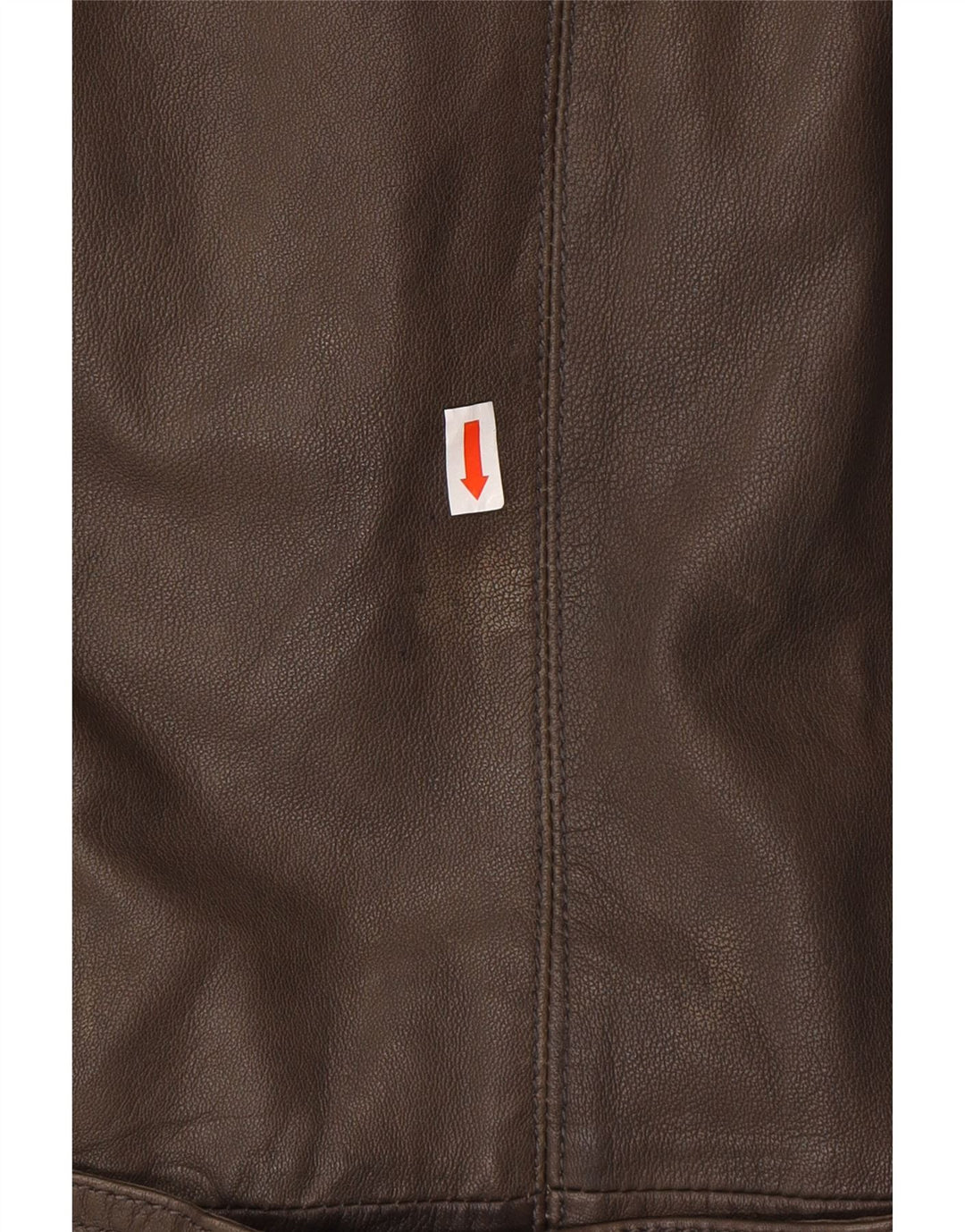 ALBA MODA Manteau en cuir militaire pour femme UK 20 2XL Cuir marron