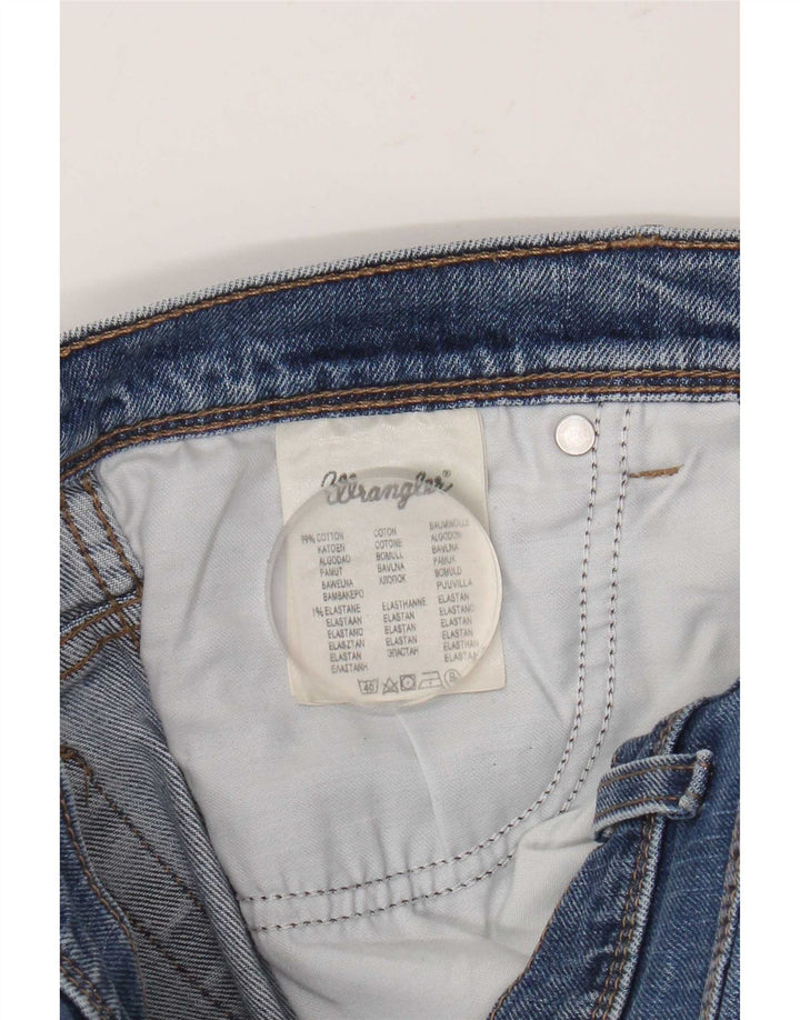 Wrangler Jean droit homme W34 L32 bleu coton