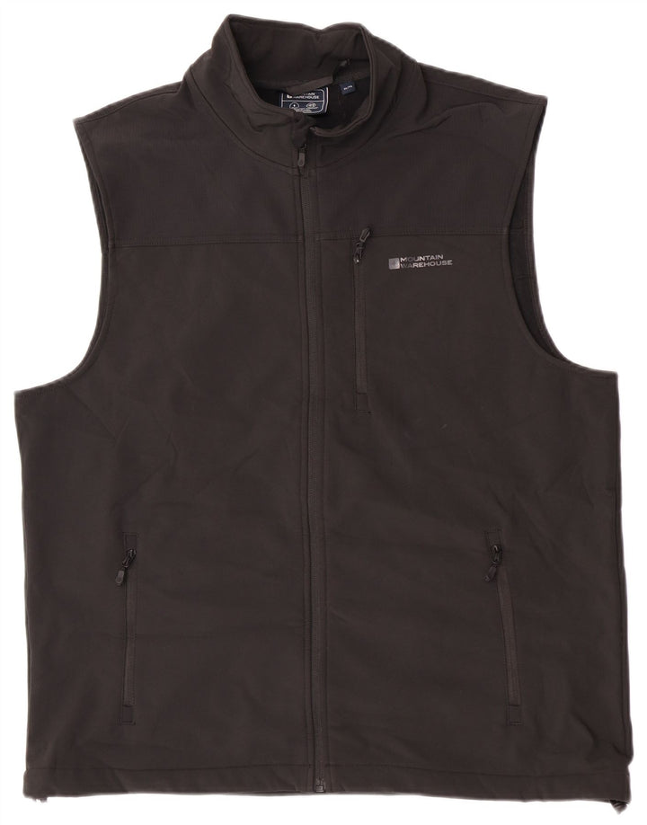 Mountain Warehouse Veste de survêtement sans manches pour homme XL Noir Polyester