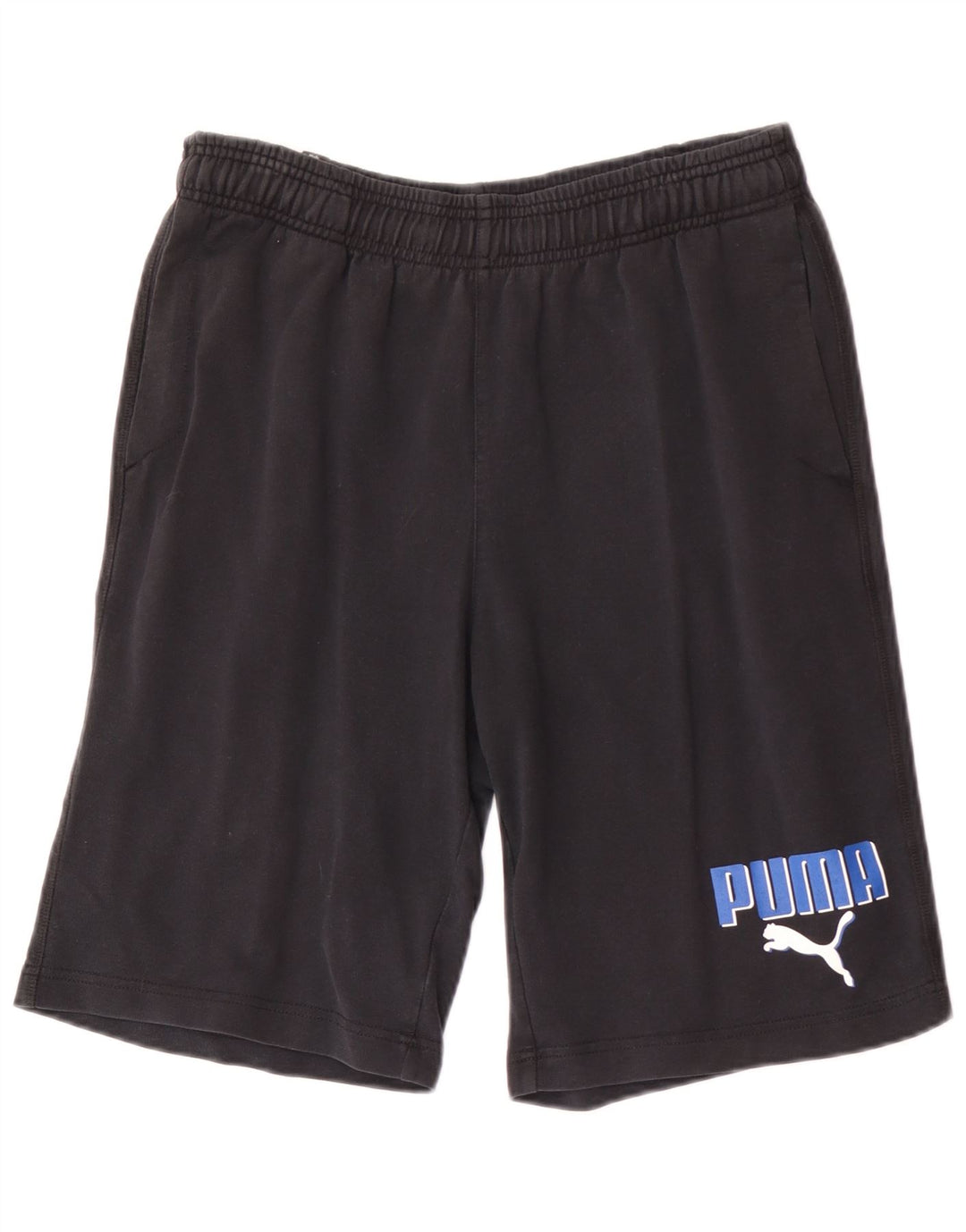 Puma Short de Sport Graphic Regular Homme Noir Moyen