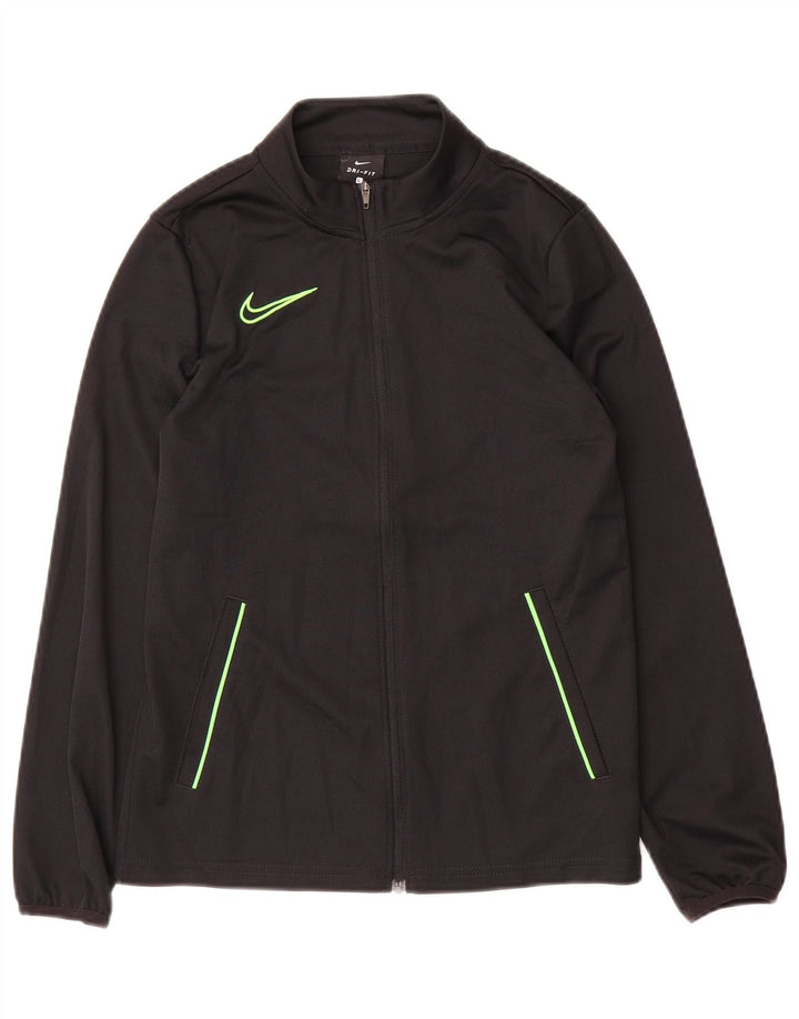 Nike Garçons Dri Fit Survêtement Top Veste 12-13 ans Grand Noir Polyester