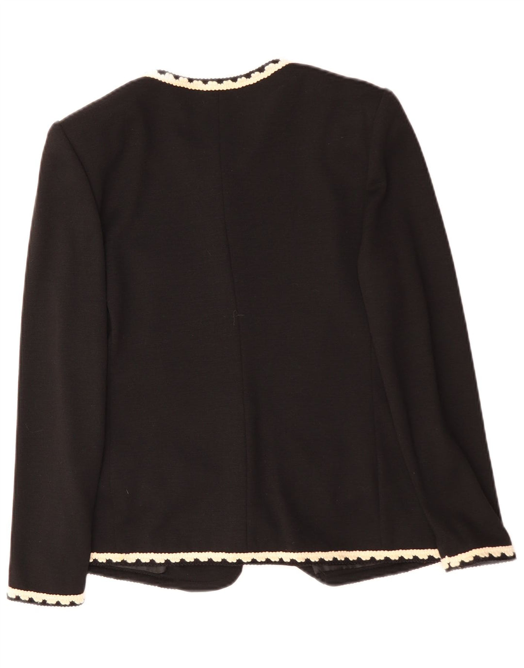 LUISA SPAGNOLI Veste Blazer 5 Boutons Femme IT 44 Acétate Noir Moyen