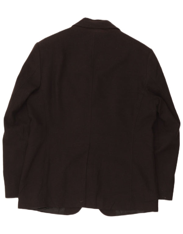 Geox Veste Blazer Respira 3 Boutons Homme UK 42 XL Laine Noir