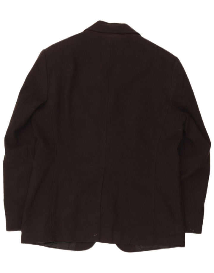 Geox Veste Blazer Respira 3 Boutons Homme UK 42 XL Laine Noir