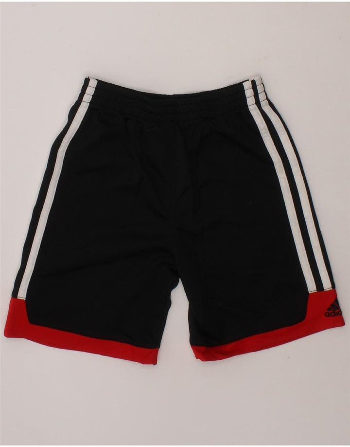 ADIDAS Boys Sport Shorts 3-4 Years Black Polyester Vintage Adidas and Second-Hand Adidas from Messina Hembry 