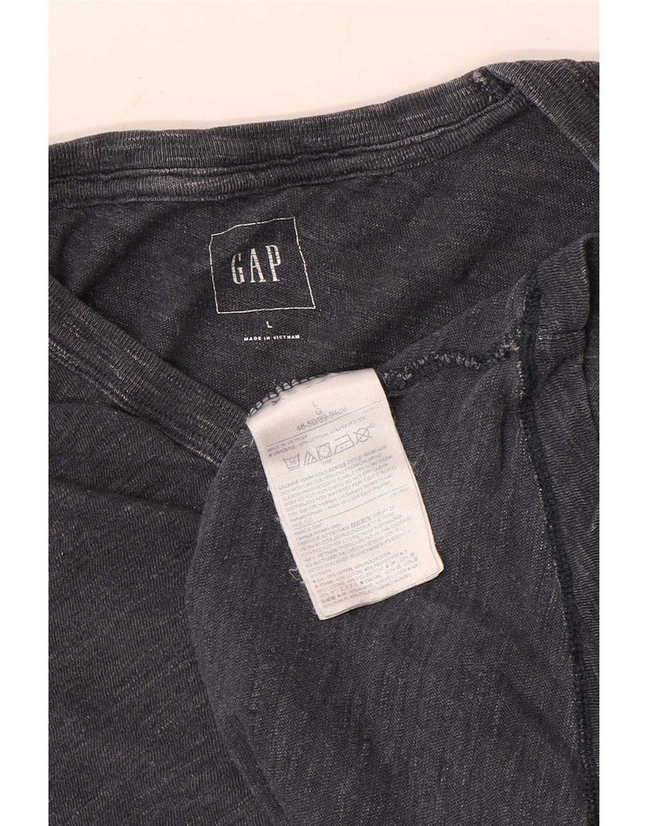 Gap T-Shirt Homme Haut Large Gris Moucheté Coton