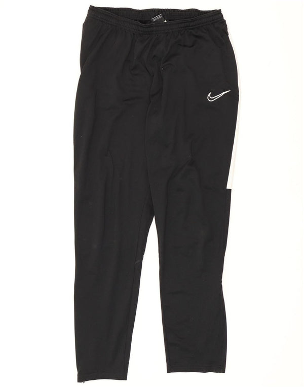 Nike Pantalon de survêtement Dri Fit pour homme Taille L en polyester color block noir