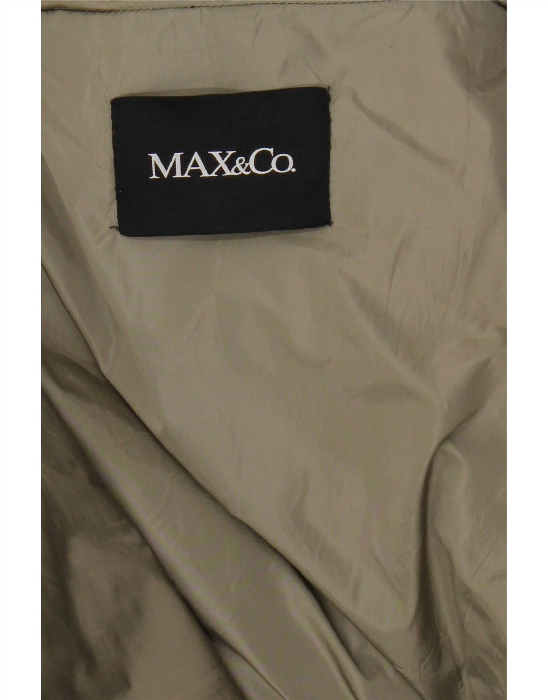 Max & Co. Veste matelassée pour femme UK 12 Kaki moyen