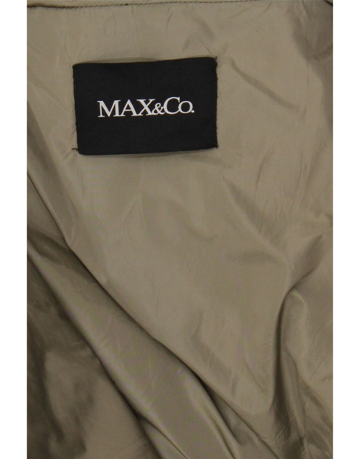 Max & Co. Veste matelassée pour femme UK 12 Kaki moyen