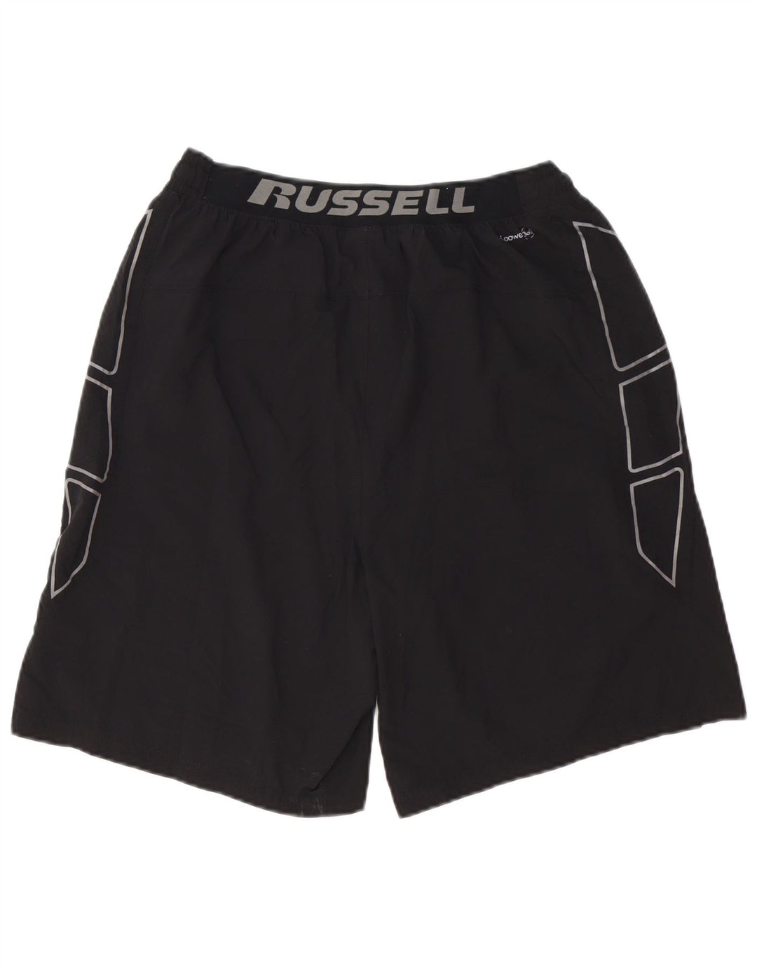 RUSSELL ATHLETIC Short de Sport Dri-Power Graphic Homme Noir Moyen