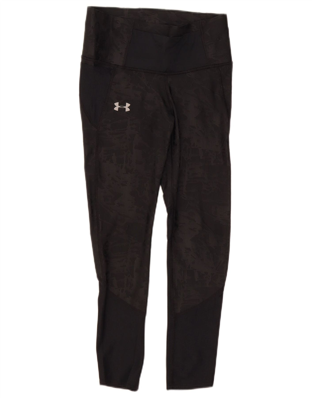 UNDER ARMOUR Legging Heat Gear pour femme UK 10 Small Gris Camouflage