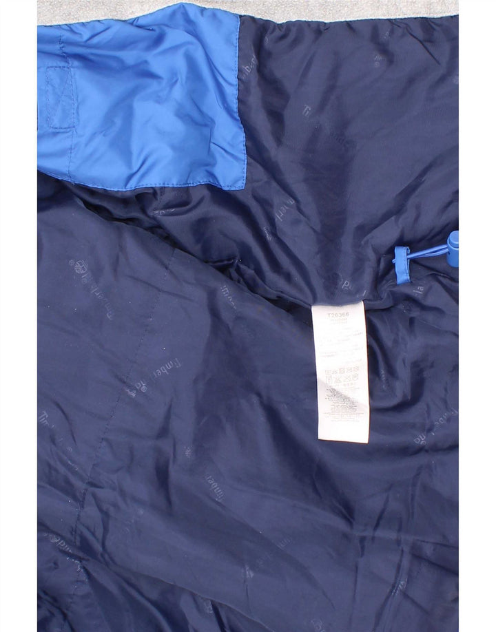 Timberland Veste matelassée à capuche garçon 7-8 ans Bleu Polyester