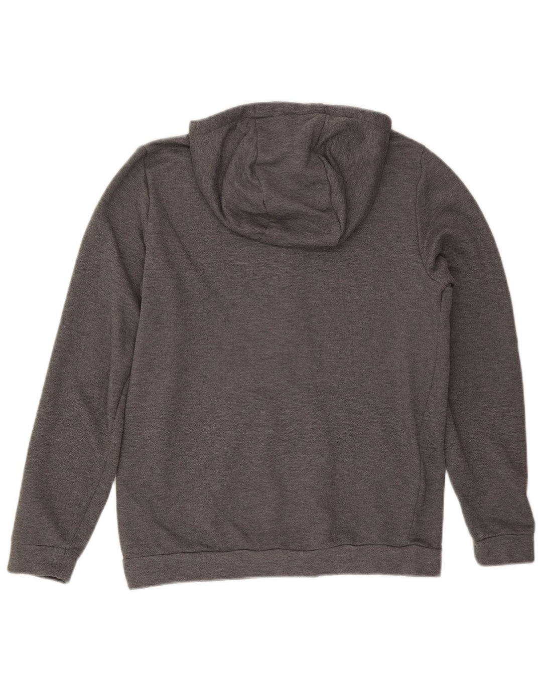 Nike Dri Fit Standard Fit Zip Sweat à capuche pour homme Gris moyen Polyester