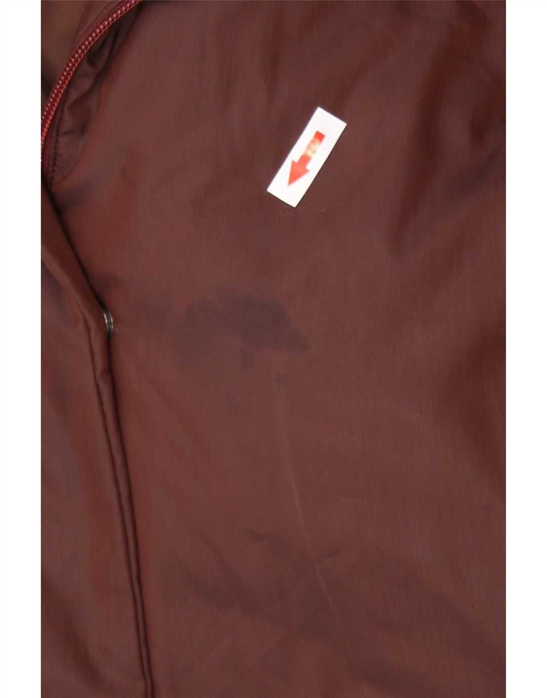 Femme Trussardi Pardessus à capuche IT 46 Large Bordeaux Polyester
